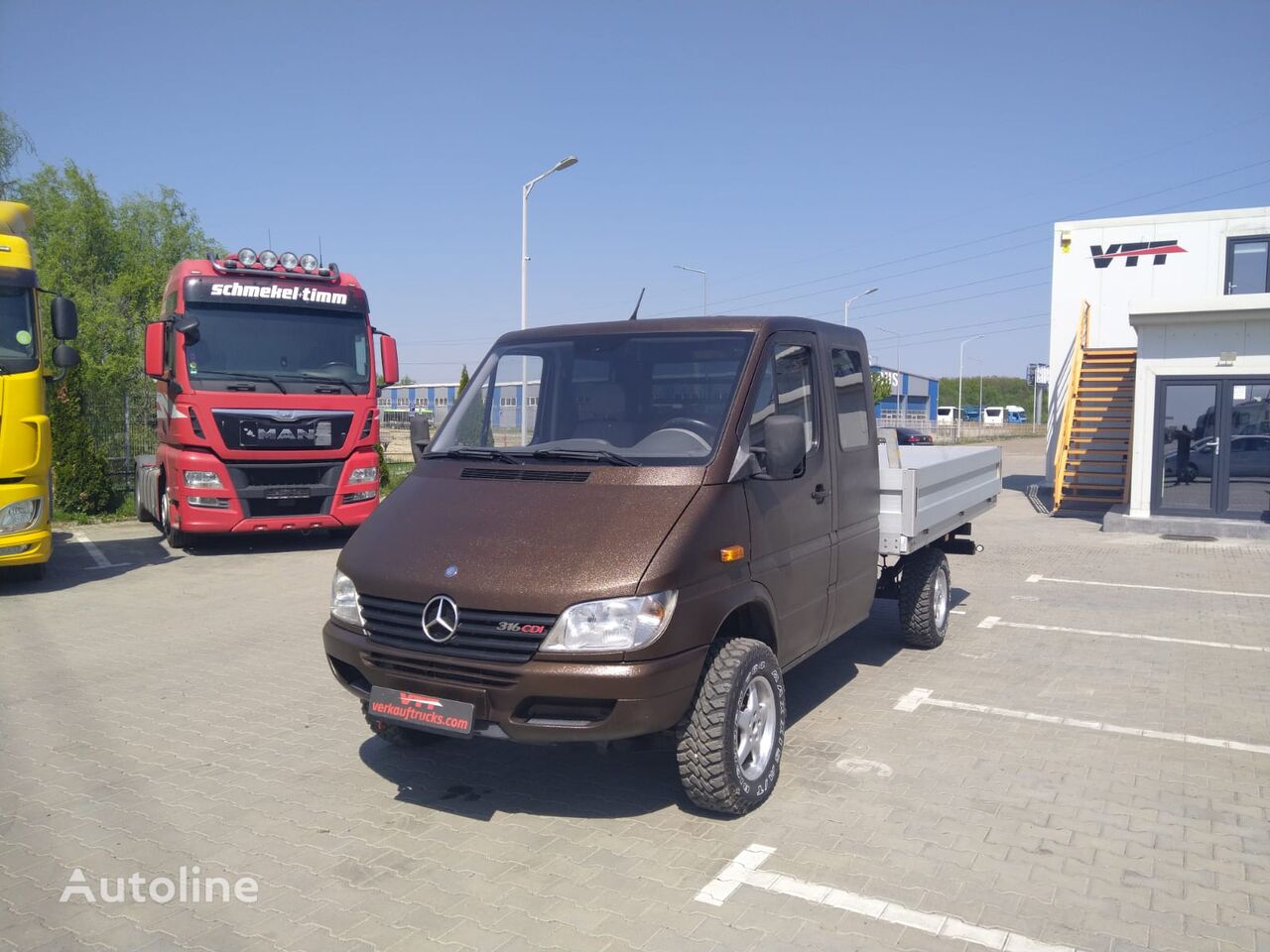 Mercedes-Benz Sprinter 316  platós teherautó < 3.5t