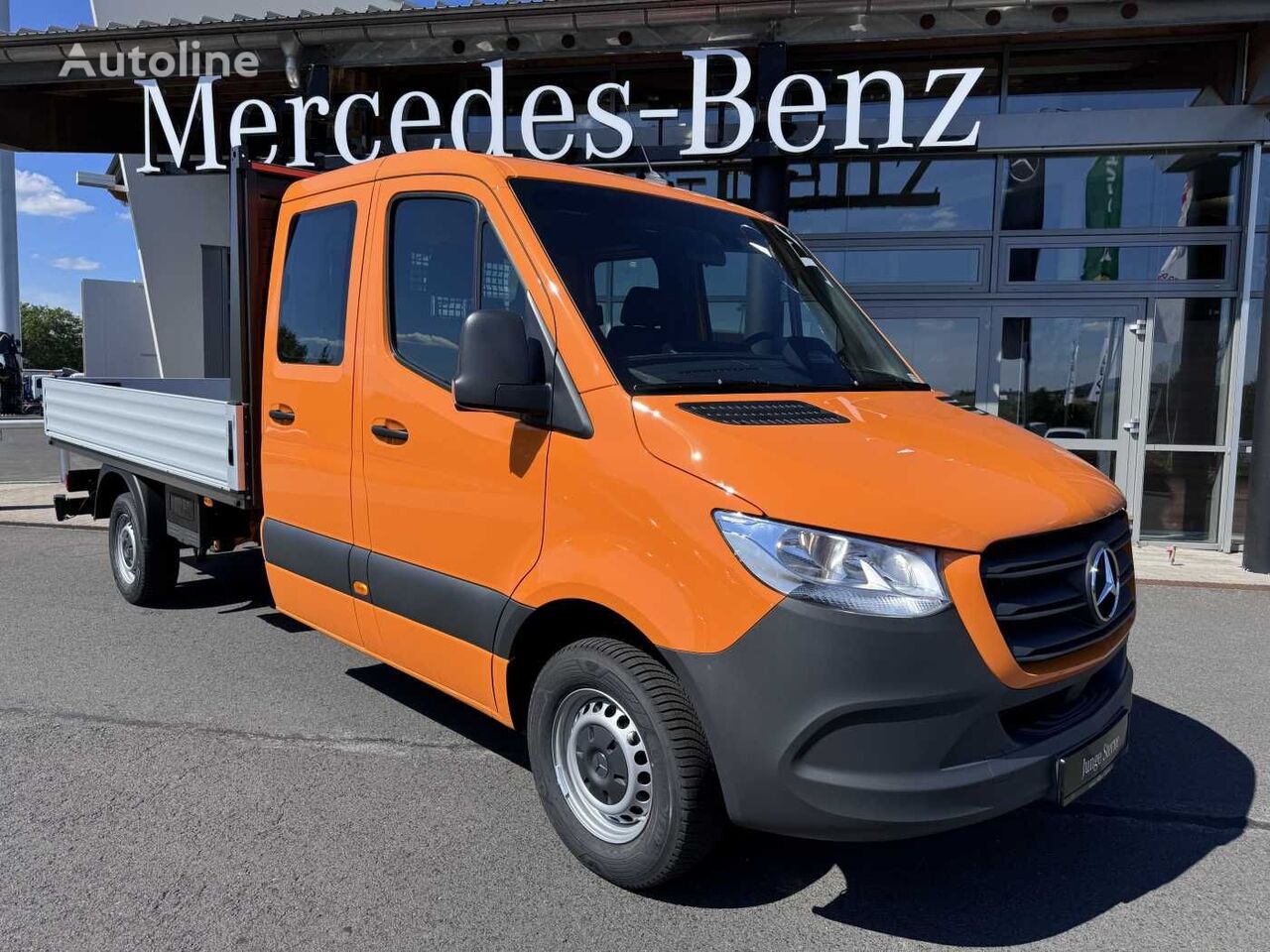 Mercedes-Benz Sprinter 317 CDI DoKa 4325 AHK3,5 Klima Stdheiz flatbed truck < 3.5t