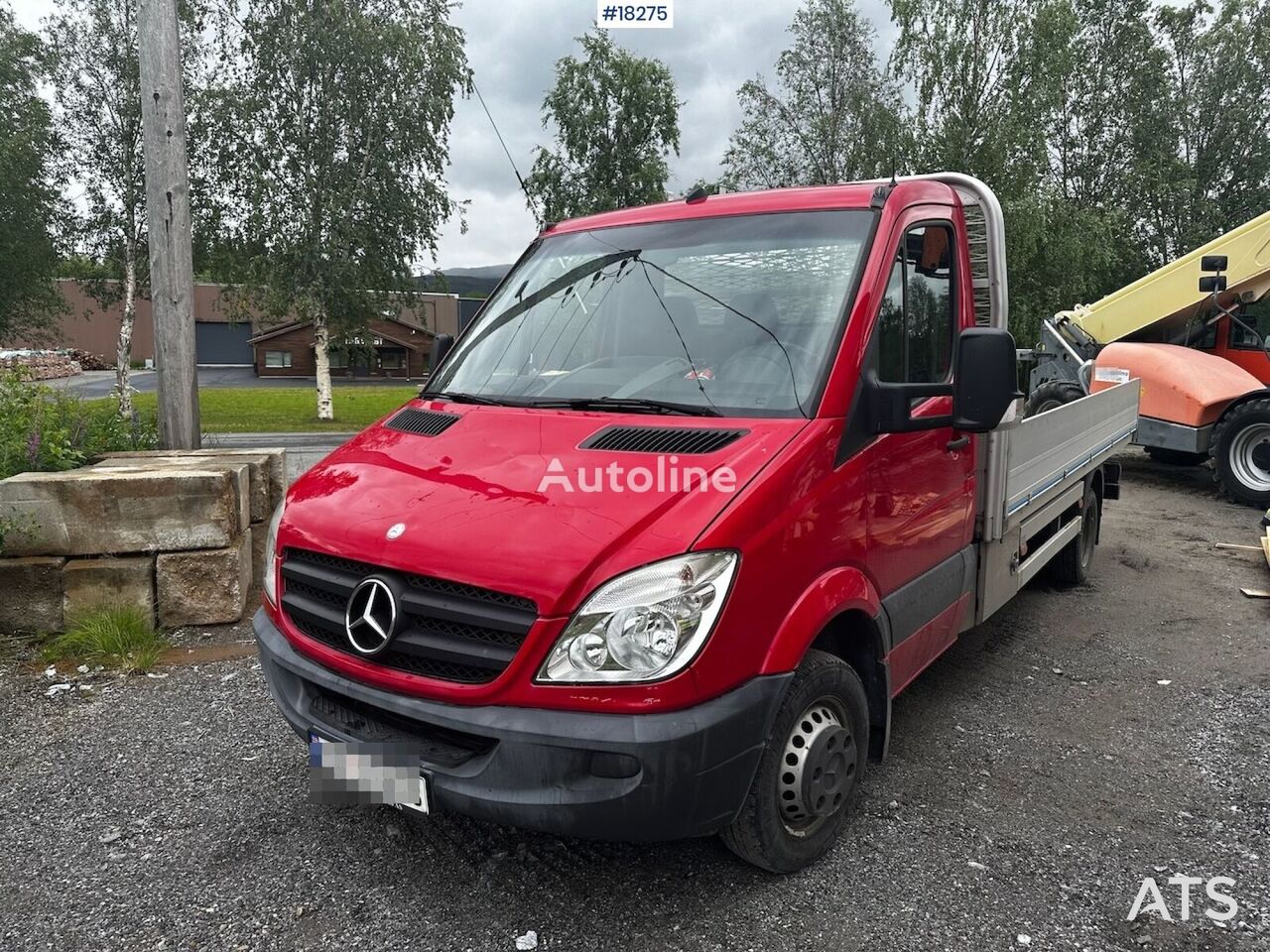 Mercedes-Benz Sprinter 516  flatbed truck < 3.5t