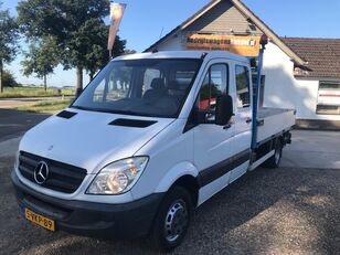 Mercedes-Benz Sprinter 516 CDI Aut Euro 5 DC 6-Pers AC Pick-Up Open Laadbak Tr flatbed truck < 3.5t