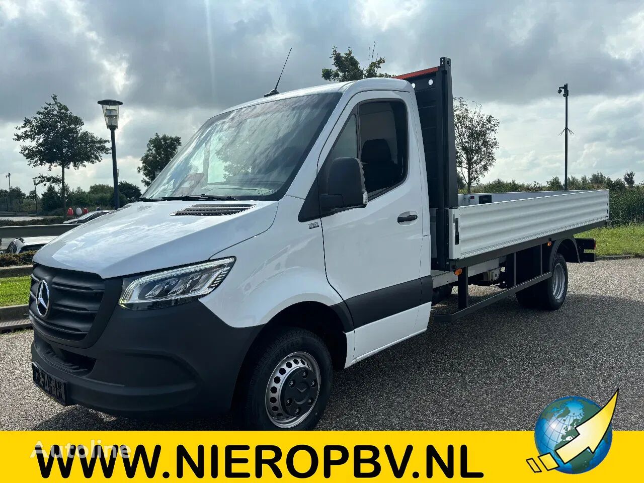 Mercedes-Benz Sprinter 517CDI Openlaadbak Automaat Airco Cruisecontrol Nieuw 2 fladvogn lastbil < 3.5t