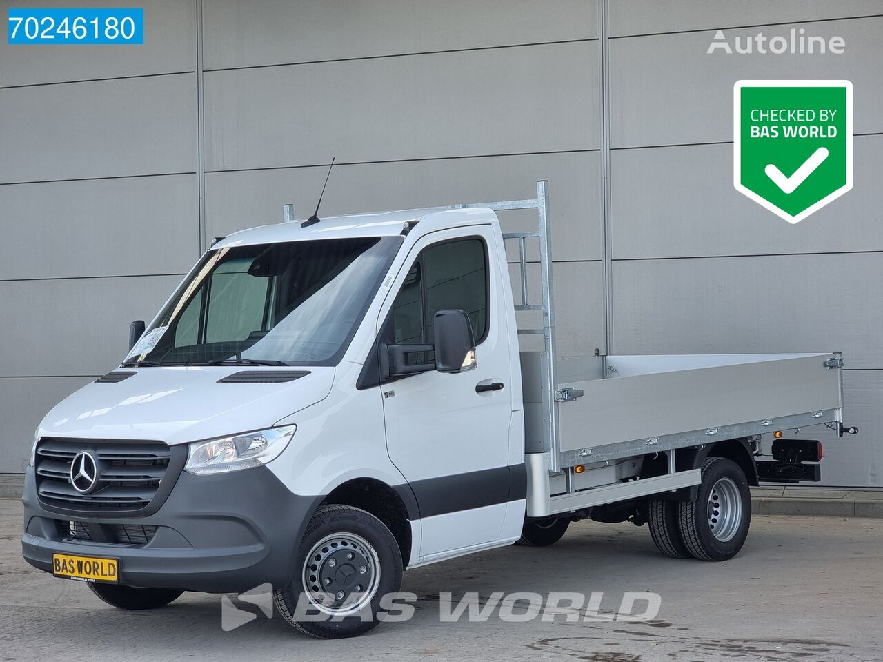 καινούριο φορτηγό καρότσα < 3.5τ Mercedes-Benz Sprinter 519 CDI Automaat NL Open Laadbak Airco Cruise MBUX Pick