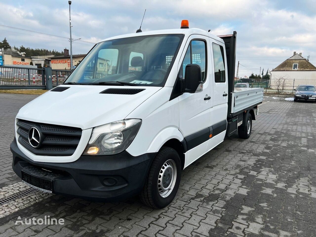 camion plateau < 3.5t Mercedes-Benz Sprinter Pritsche Doka 7-sitze 316 CDI