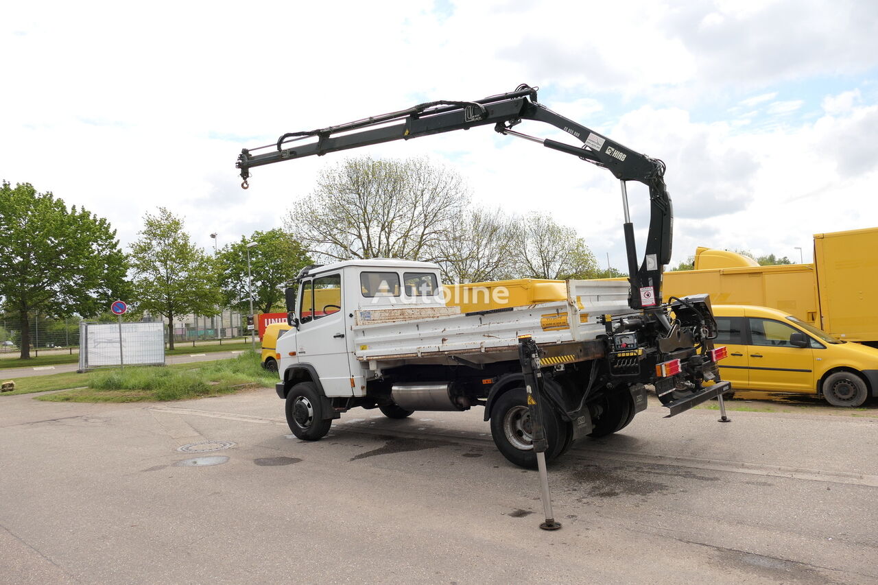 Mercedes-Benz Vario 816D mit Ladekran 3 Sitzer Standheizung  camión caja abierta < 3.5t