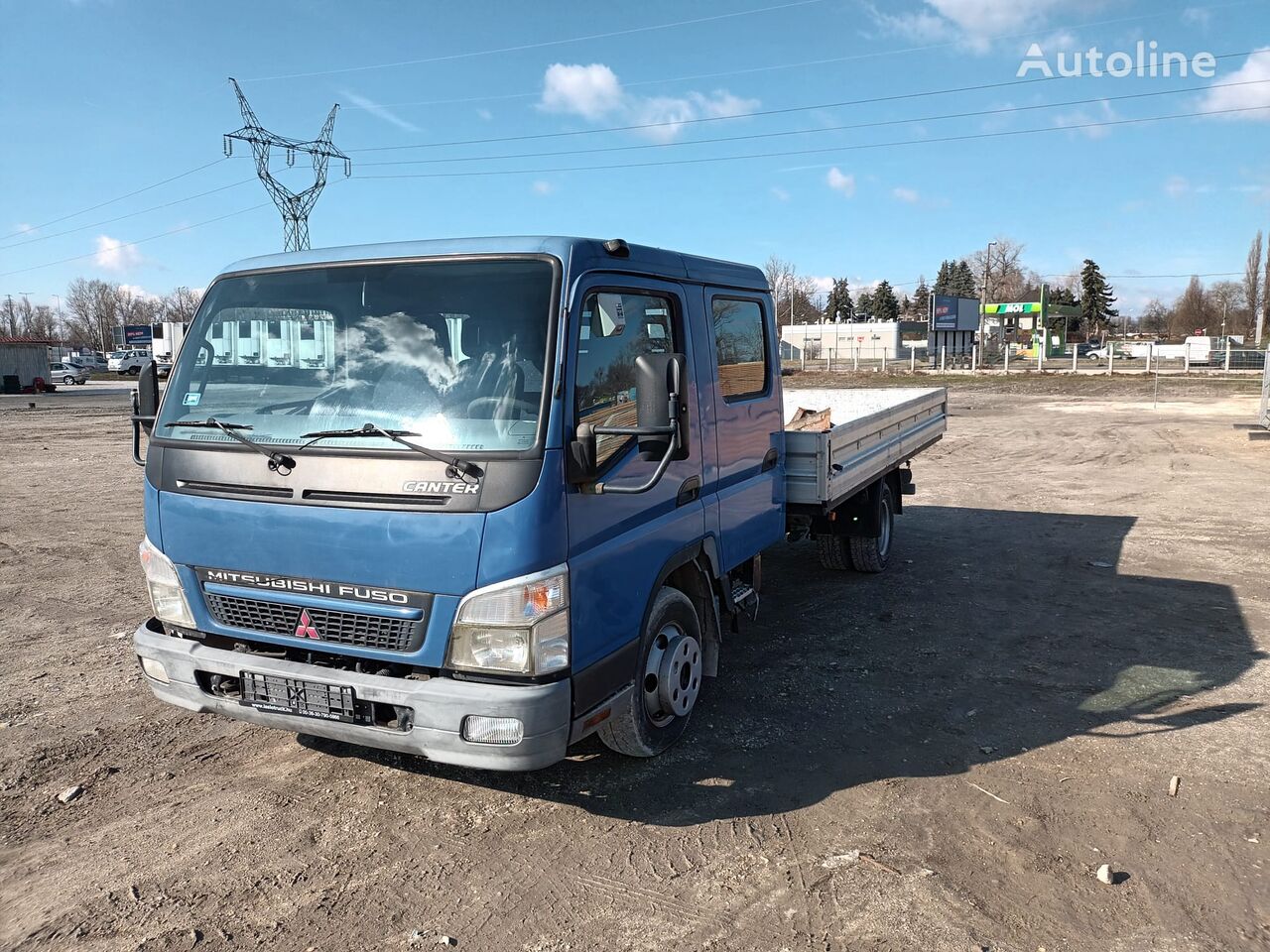 camion plateau < 3.5t Mitsubishi Fuso Canter 3.9 Doka Pritsche - 3,5 t