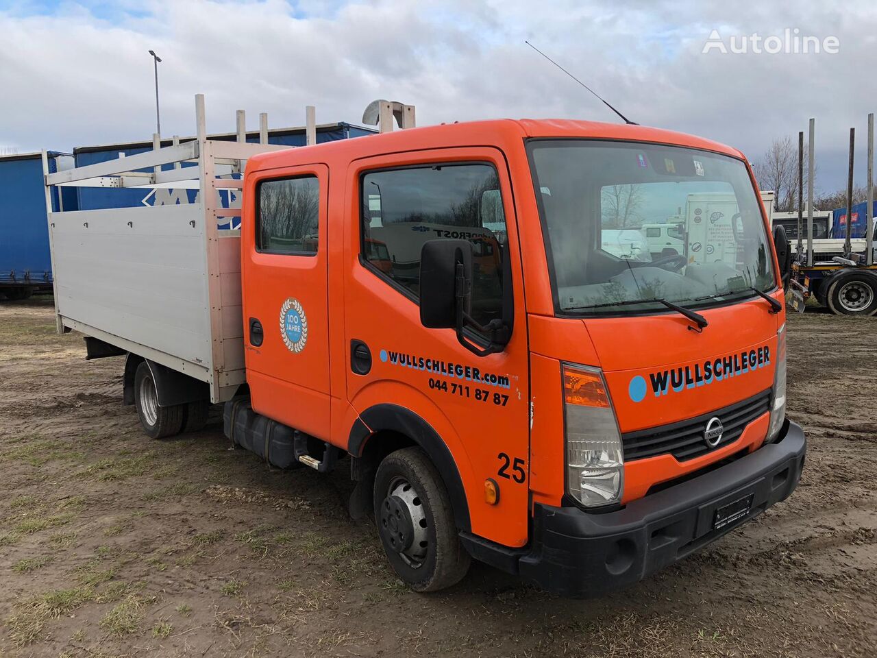 Nissan Cabstar 2,5 TDI, Pritsche Doka seven seat- 3,5t open laadbak vrachtwagen < 3.5t