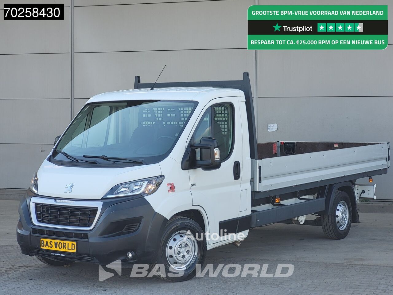 Peugeot Boxer 130PK Open laadbak Airco Cruise Pritsche Pickup Airco Crui camión caja abierta < 3.5t