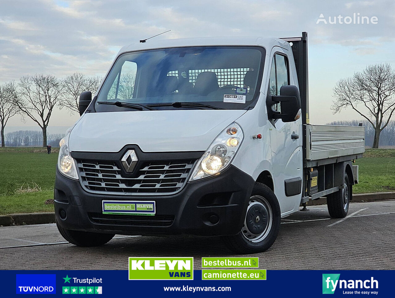 Renault MASTER 2.3 Open-Laadbak Kraan! open laadbak vrachtwagen < 3.5t