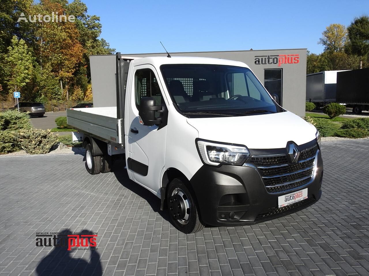 شاحنة مسطحة < 3.5طن Renault MASTER SKRZYNIA TEMPOMAT KLIMATYZACJA LEDY BLIŹNIACZE KOŁA  130K