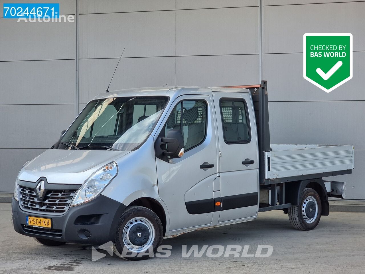 бортовой грузовик < 3.5т Renault Master 110PK Euro6 Dubbel Cabine Open laadbak Trekhaak Pickup Pr