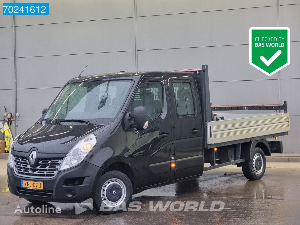 Renault Master 130PK Dubbel Cabine Open laadbak Pickup Navi Trekhaak Air camión caja abierta < 3.5t