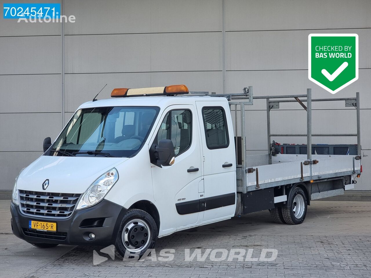 Renault Master 150PK Open Laadbak Dubbel Cabine Pritsche Trekhaak Airco  camión caja abierta < 3.5t