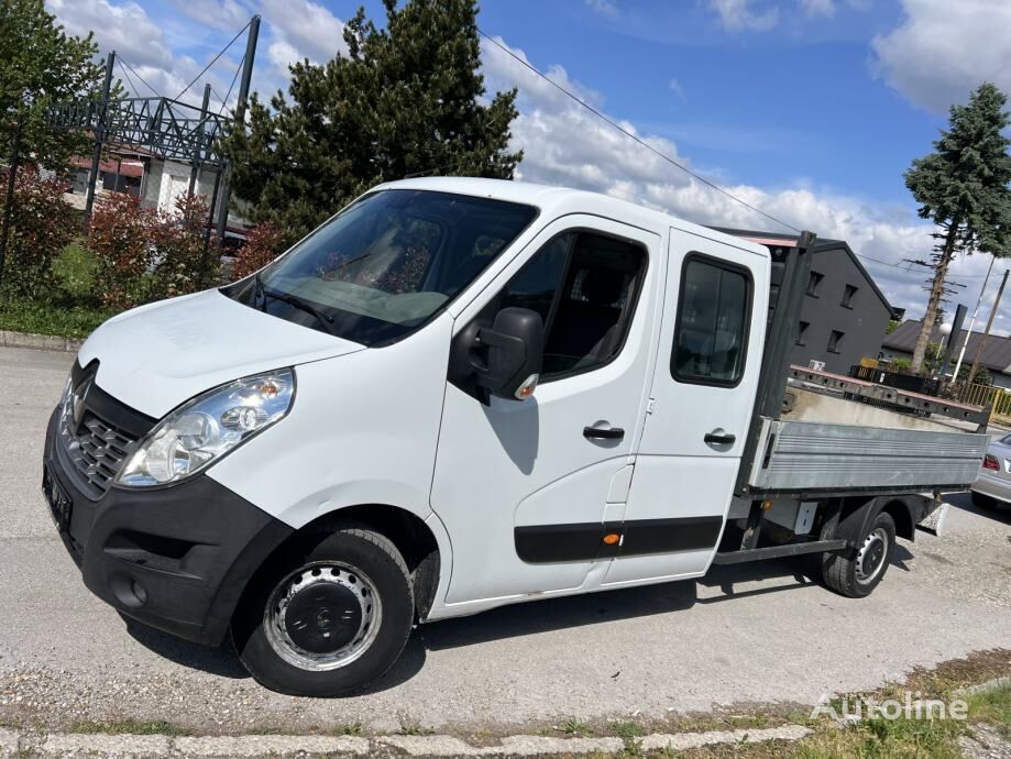 Renault Master Dupla kabina sanduk Zamjena, 2017 god camión caja abierta < 3.5t