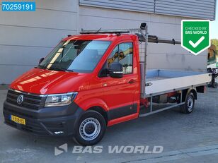 бордови камион < 3.5т Volkswagen Crafter 177pk Open laadbak Laadkraan Palfinger Navi Cruise Kraan