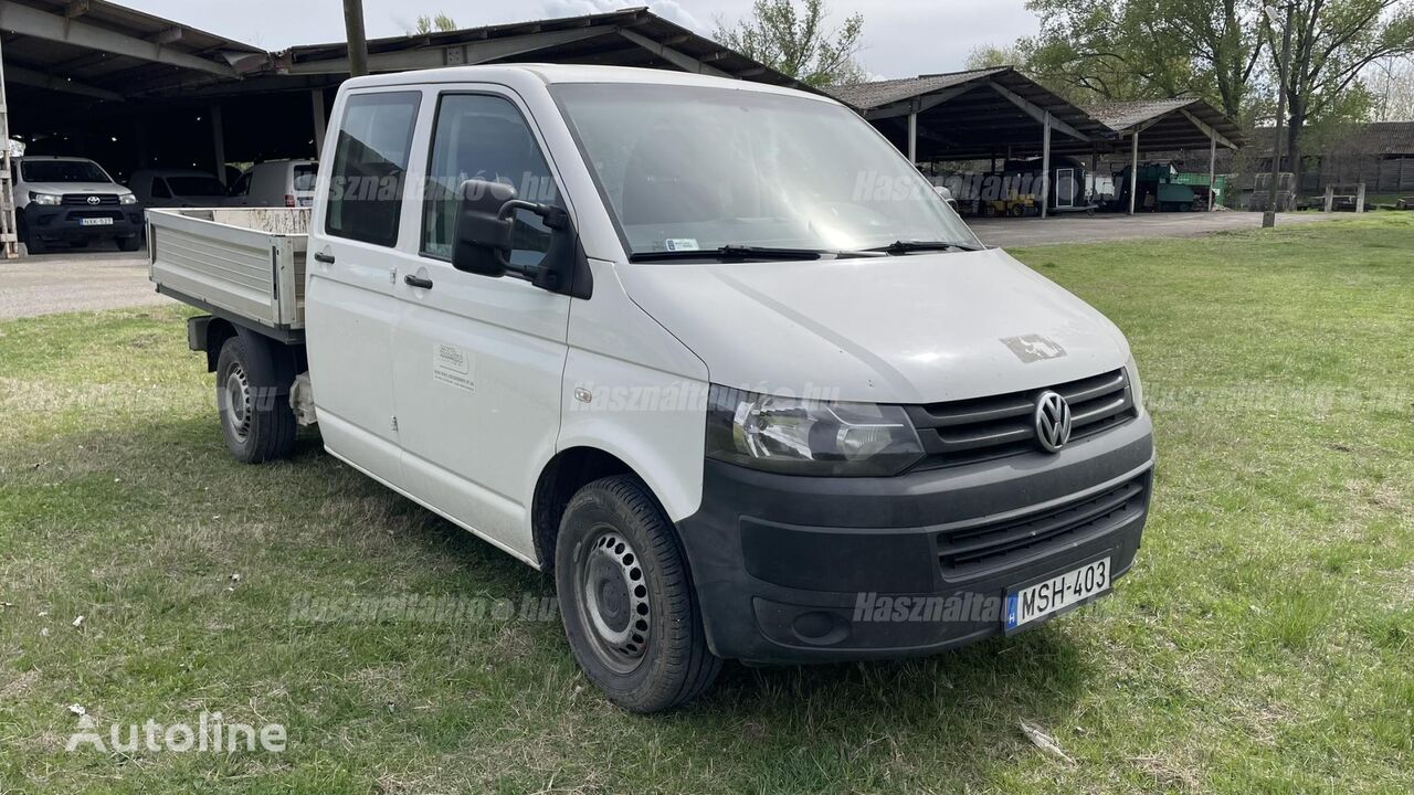 Volkswagen Transporter T5 Doka flatbed  fladvogn lastbil < 3.5t