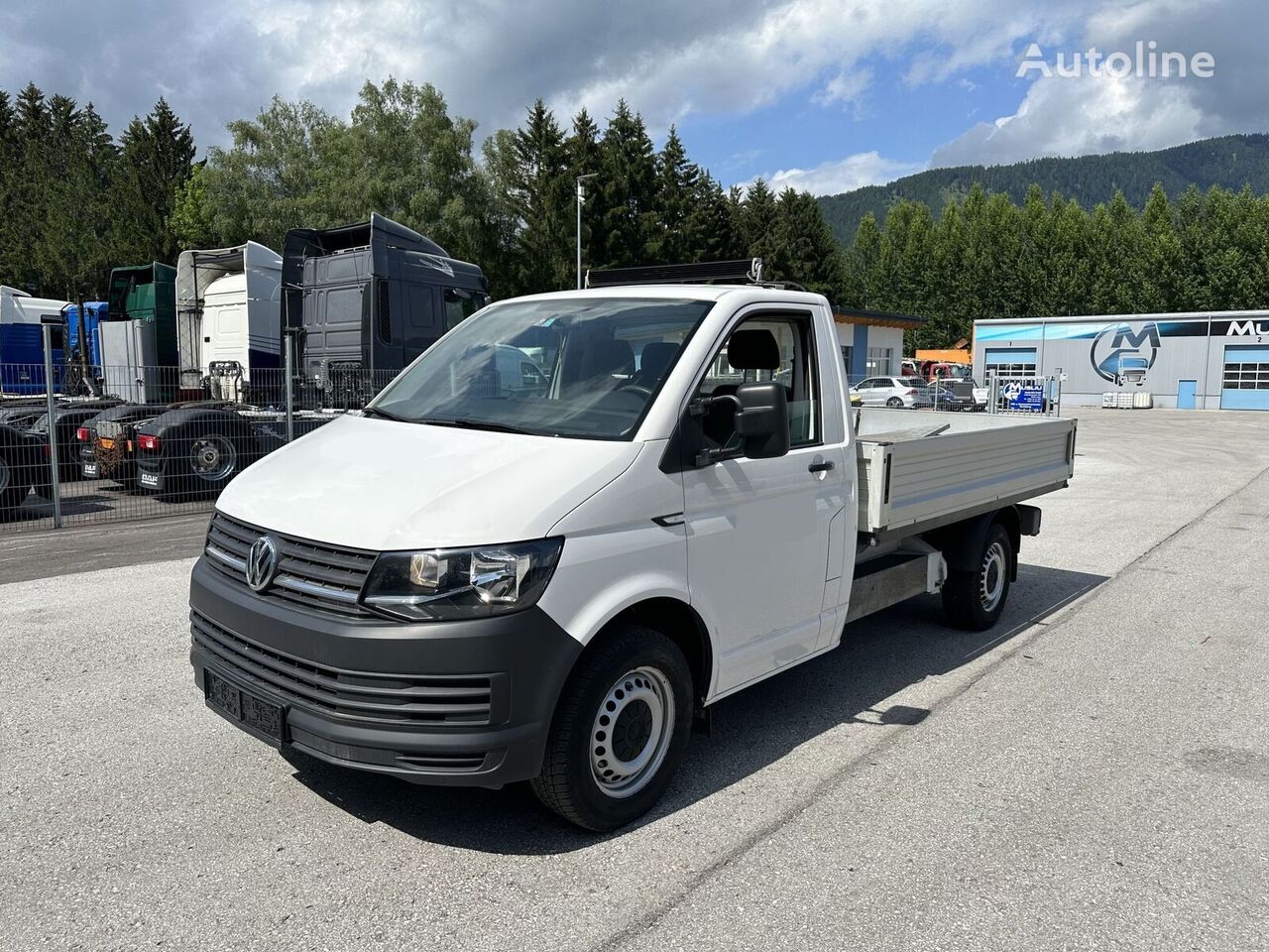 Volkswagen Transporter T6 2.0 TDI camión caja abierta < 3.5t