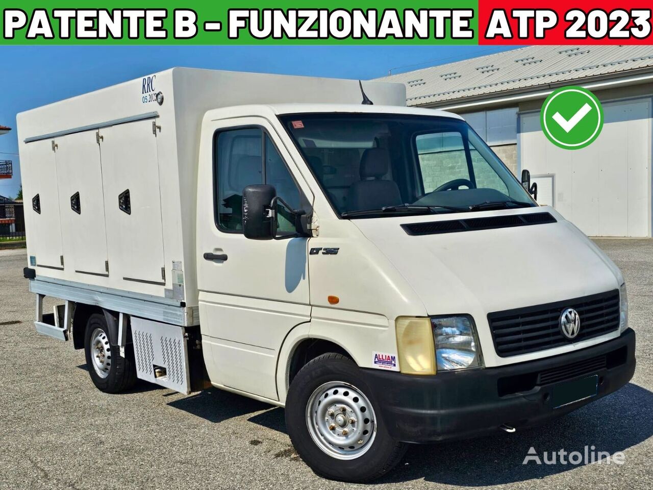 camion trasporto gelati < 3.5t Volkswagen LT 35 Patente B camion per GELATI