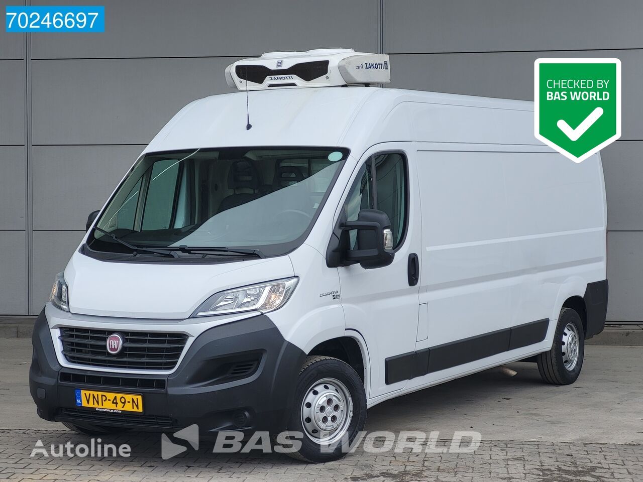 کامیون یخچالدار < 3.5t FIAT Ducato 130pk Koelwagen L3H2 Airco Koeler Kühlkasten Koel 9m3 Air