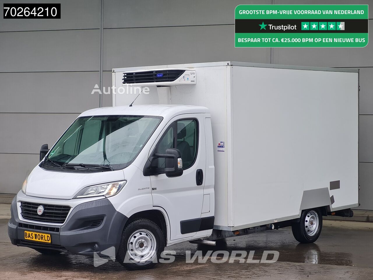 شاحنة التبريد < 3.5طن FIAT Ducato 150pk Koelwagen Vries Carrier Xarios 350 230V stekker Koe