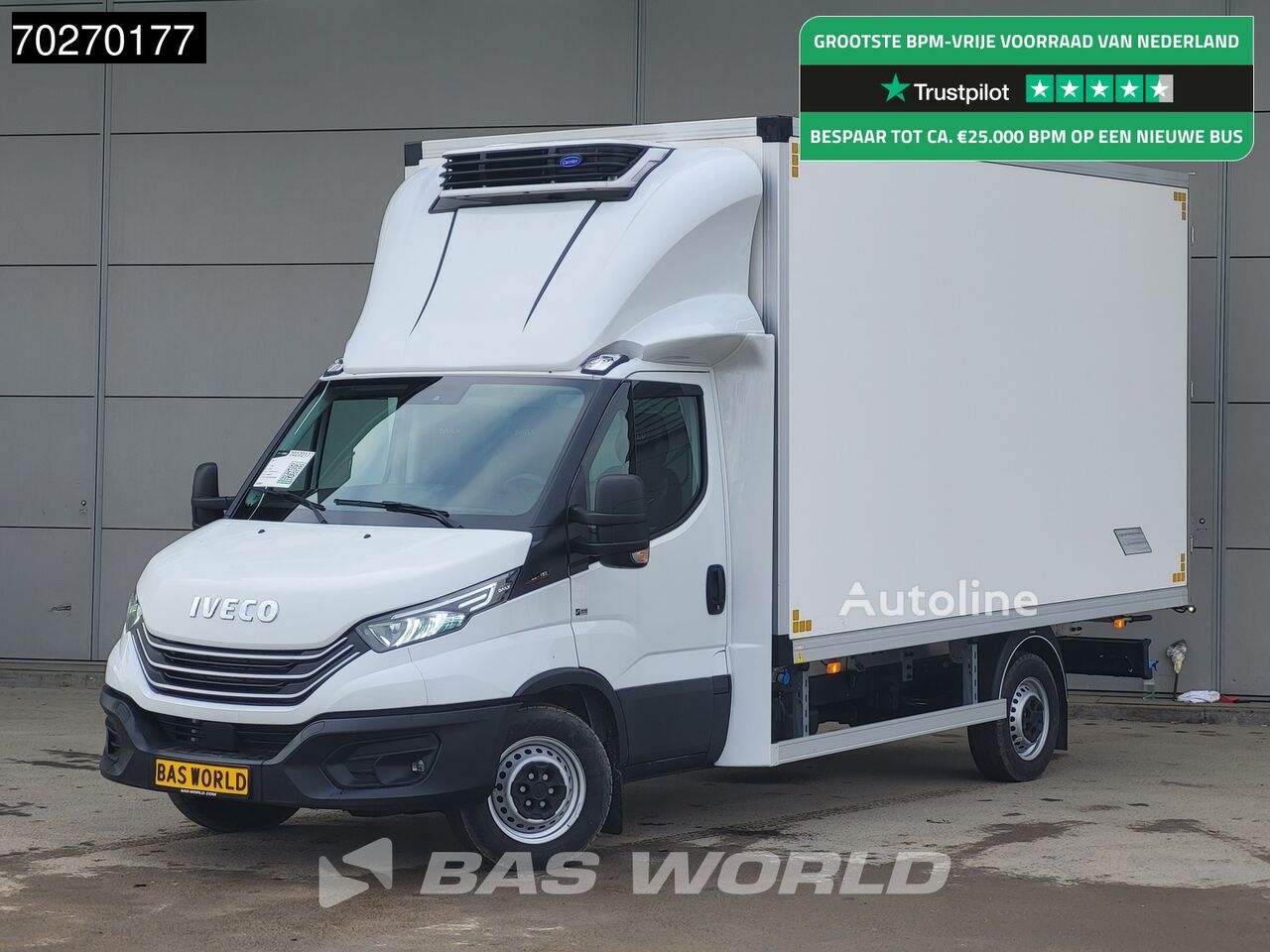 IVECO Daily 35S18 3.0L Koelwagen Carrier Xarios 300 230V stekker Zijde refrigerated truck < 3.5t