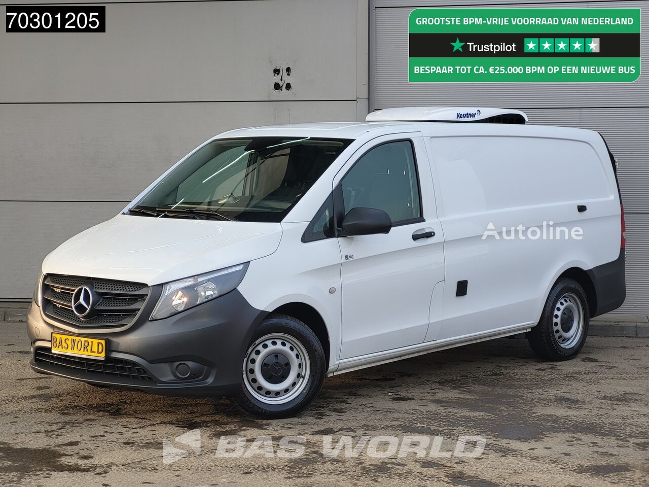 Mercedes-Benz Vito 116 Automaat L2H1 Kerstner 230v Stekker Airco Cruise Camera camión frigorífico < 3.5t - Autoline