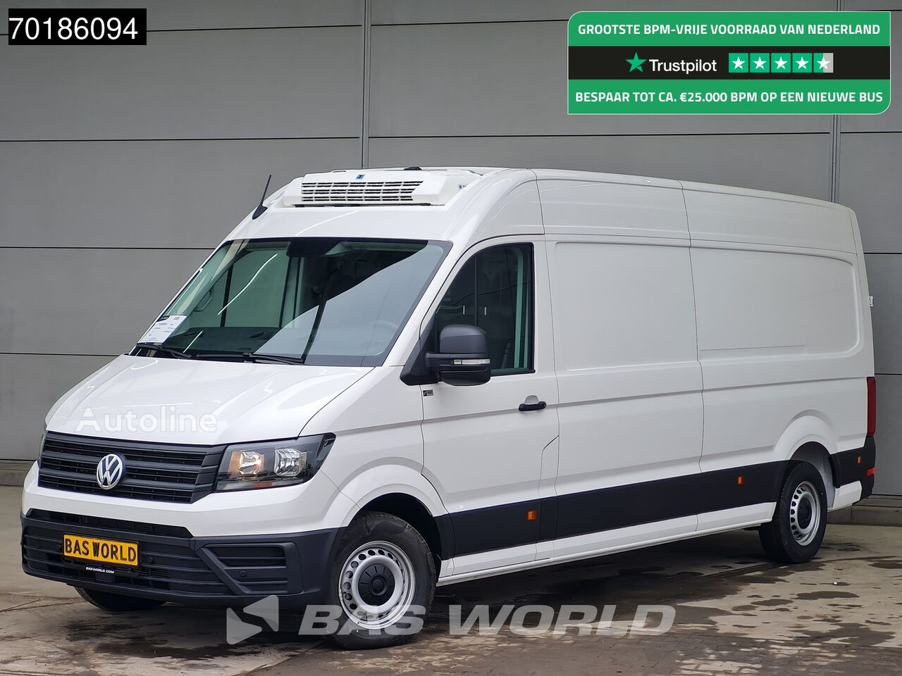 új Volkswagen Crafter 140pk Automaat L4H3 Koelwagen Thermo King V-200 MAX 230V hűtős teherautó < 3.5t