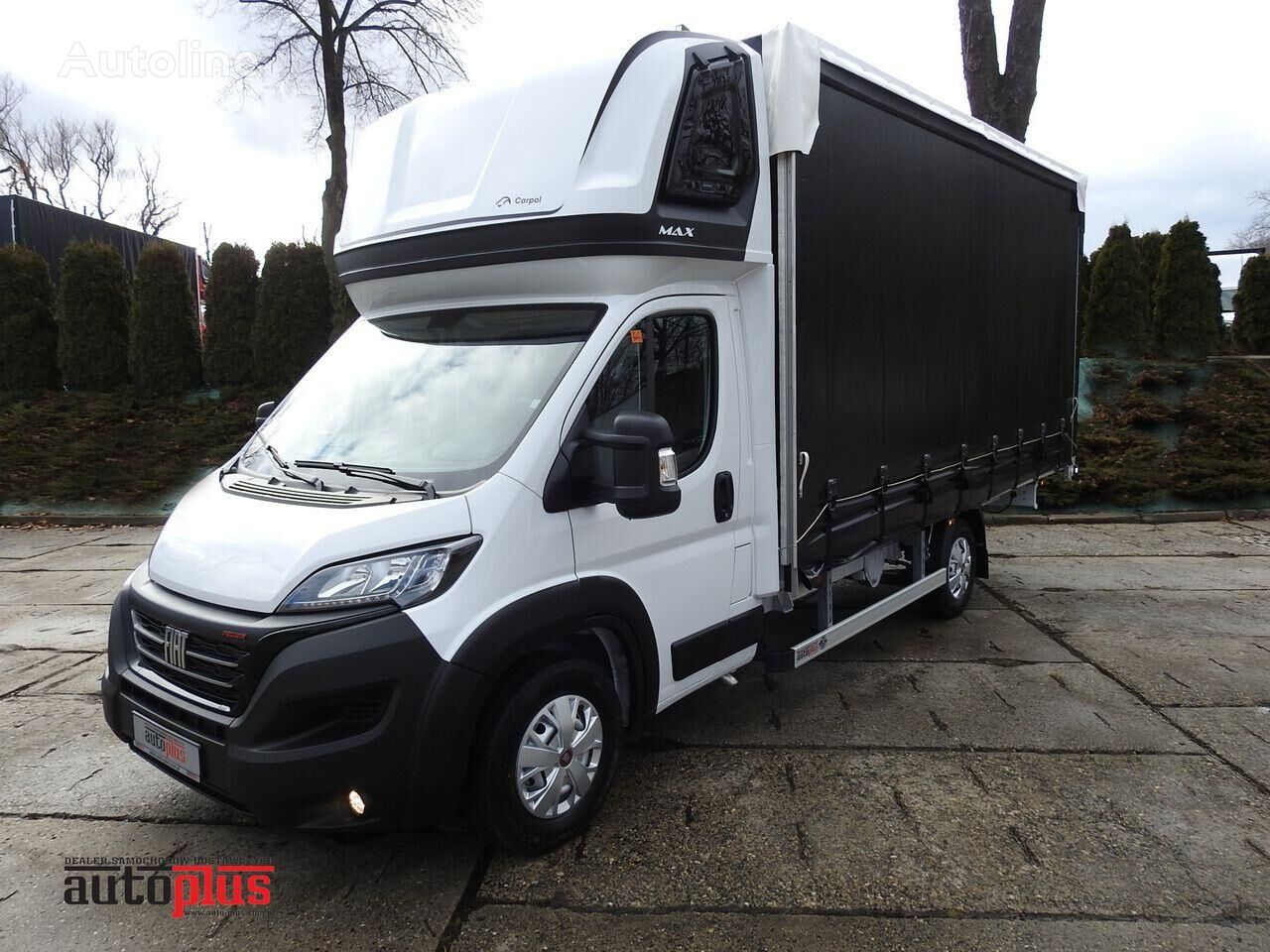 新带防水布卡车 < 3.5t FIAT DUCATO NOWY PLANDEKA 10 PALET WEBASTO KLIMATYZACJA TEMPOMAT LEDY