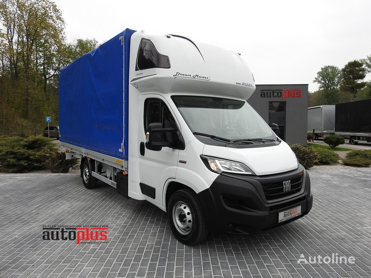 FIAT DUCATO PLANDEKA 10 PALET WEBASTO TEMPOMAT KLIMATYZACJA  180KM [  kamion s ceradom < 3.5t