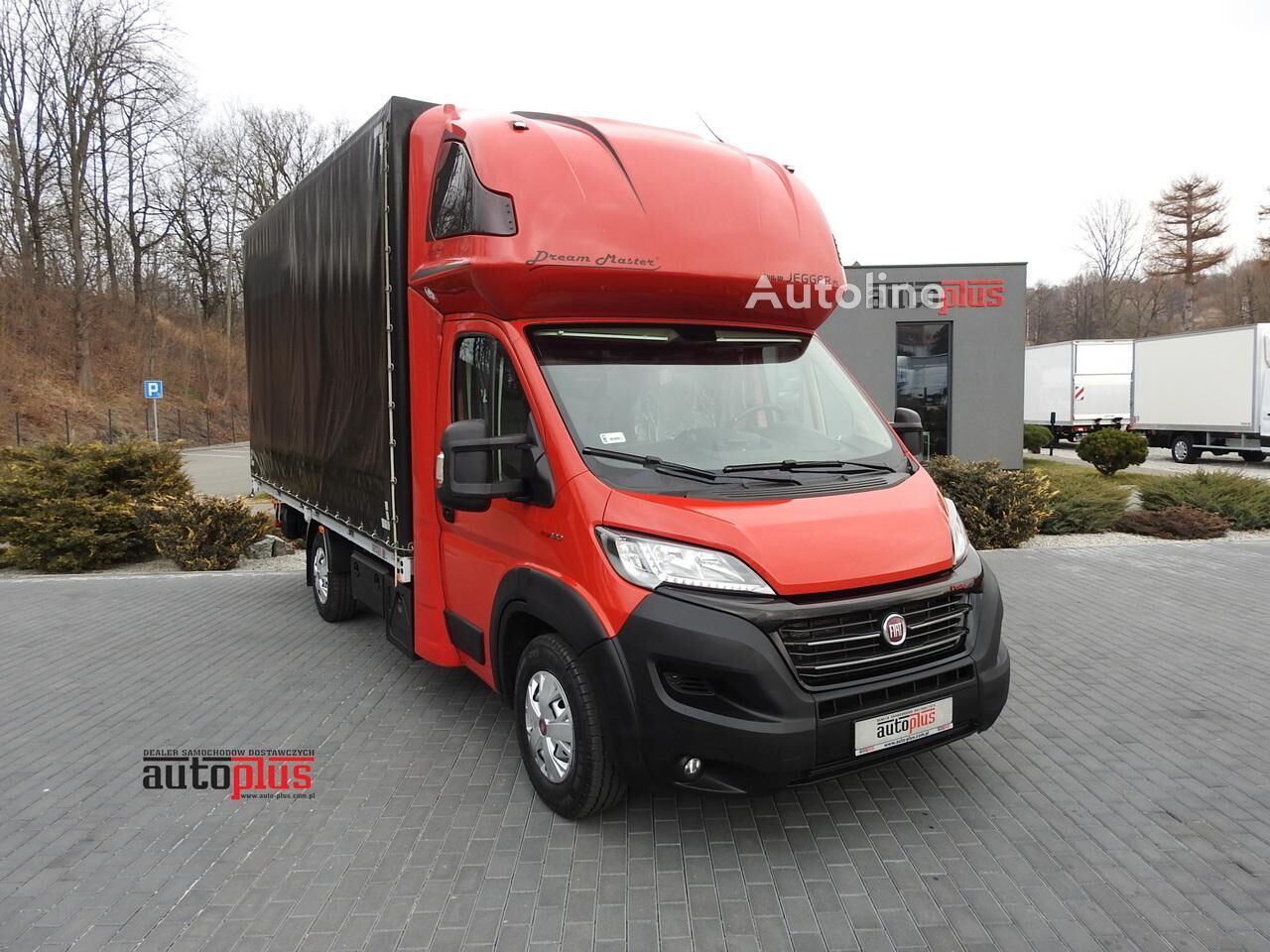 FIAT DUCATO PLANDEKA 10 PALET WEBASTO TEMPOMAT NAWIGACJA KLIMATYZACJA tilt lastbil < 3.5t