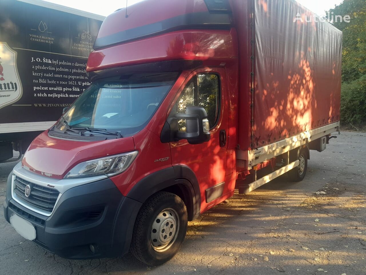 FIAT Ducato huifzeilen vrachtwagen < 3.5t