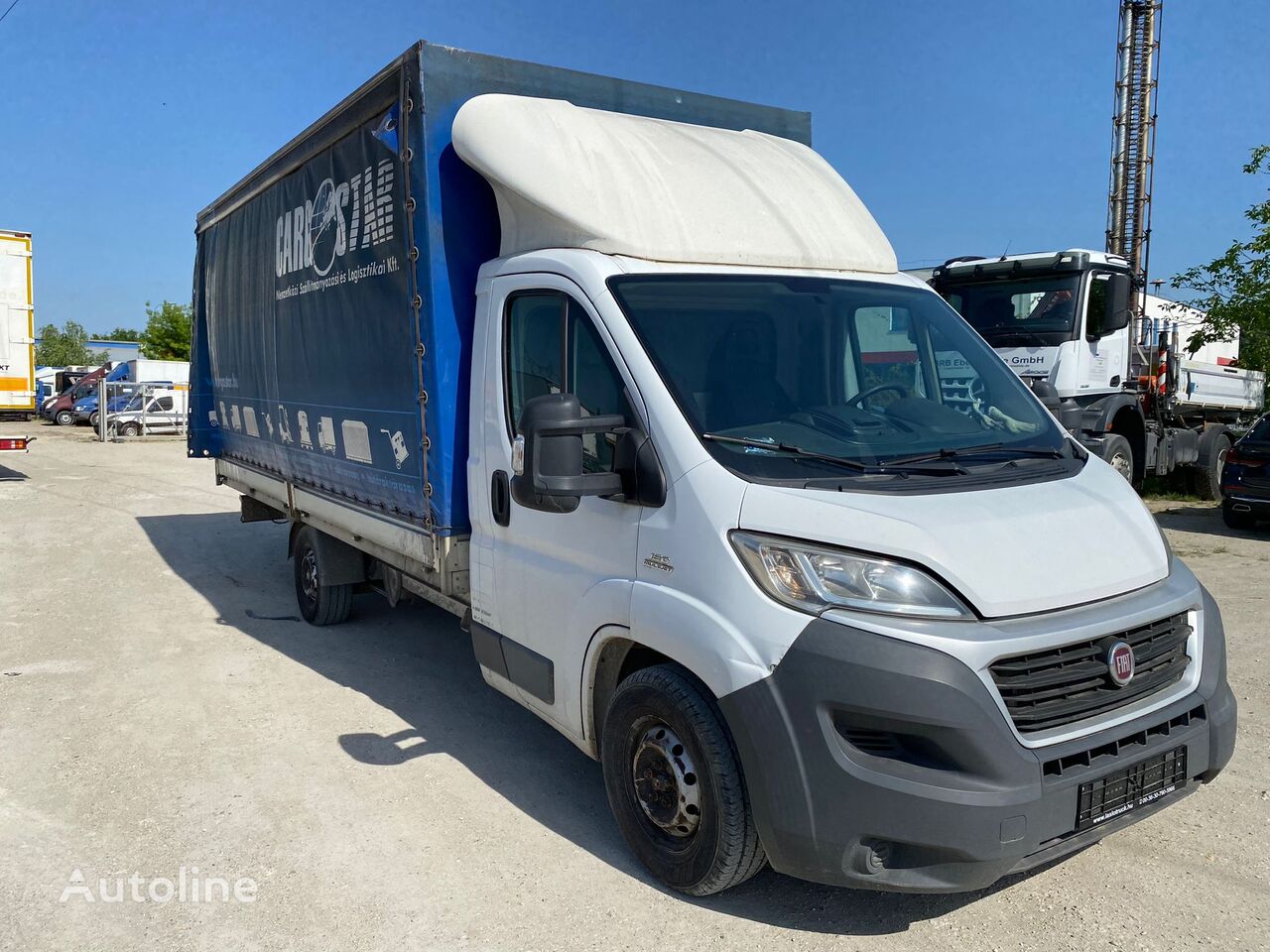 FIAT Ducato 3,0 180 MultJet  - Pritsche + Plane -3,5t tilt truck < 3.5t