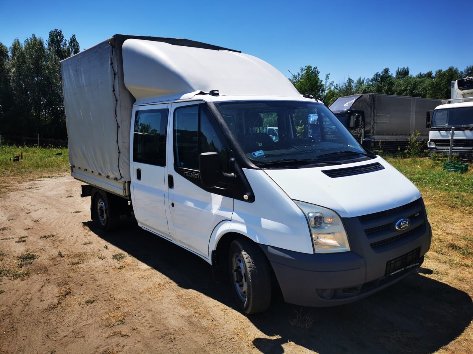 Ford Transit 300 2,2 tdci  - DOKA Pritsche+Plane - Seats: 6 huifzeilen vrachtwagen < 3.5t