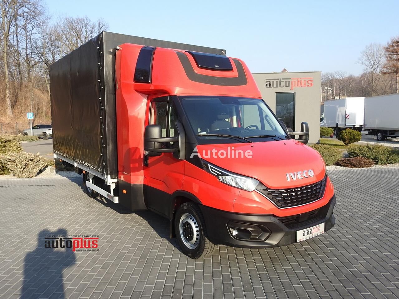 صندوق خلفي مغطى < 3.5طن IVECO DAILY 35-21 PLANDEKA 10 PALET WEBASTO TEMPOMAT NAWIGACJA KLIMATY