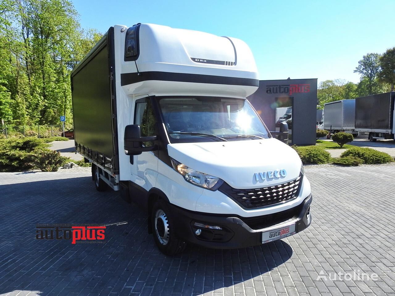 IVECO DAILY 35S18 PLANDEKA 10 PALET WEBASTO TEMPOMAT KLIMATYZACJA  180 huifzeilen vrachtwagen < 3.5t