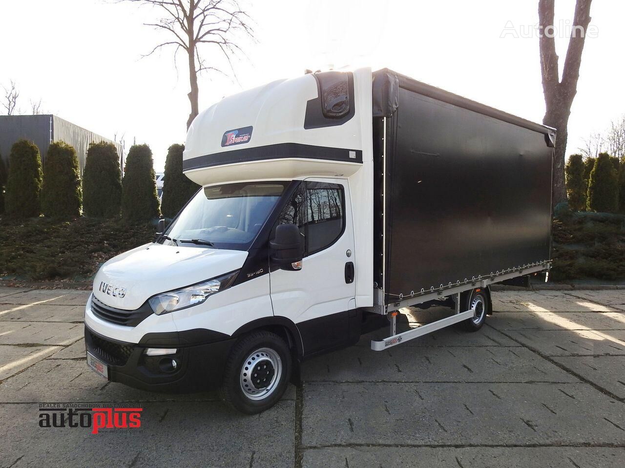 带防水布卡车 < 3.5t IVECO DAILY PLANDEKA 10 PALET WEBASTO KLIMATYZACJA TEMPOMAT NOWE OPONY