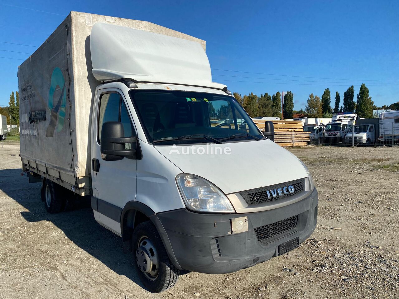 Camion bâché < 3.5t IVECO Daily 35 C 18 Pritsche + Plane + DHollandia LBW - 3,5t - Autoline