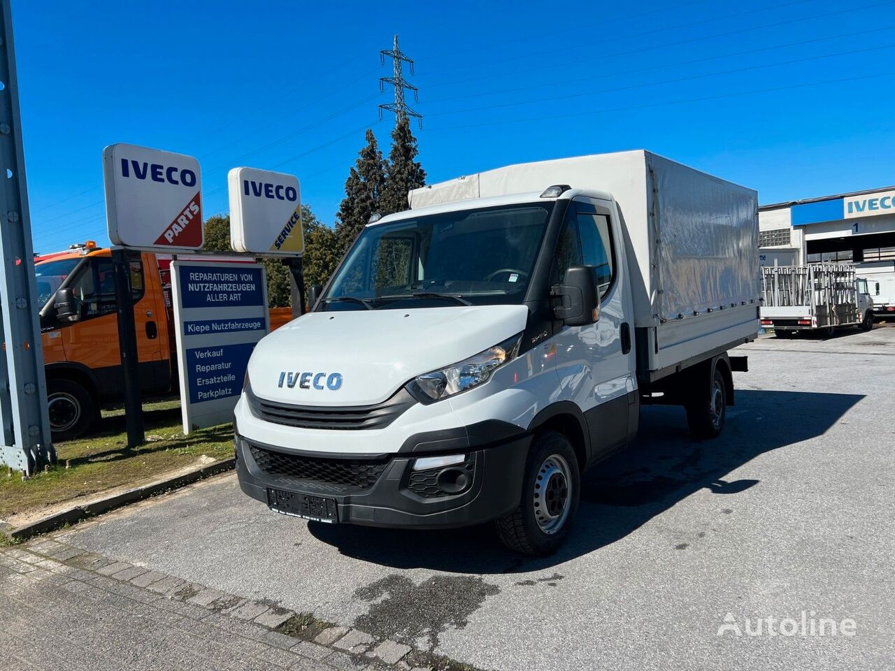 φορτηγό μουσαμάς < 3.5τ IVECO Daily 35S14  Curtain side