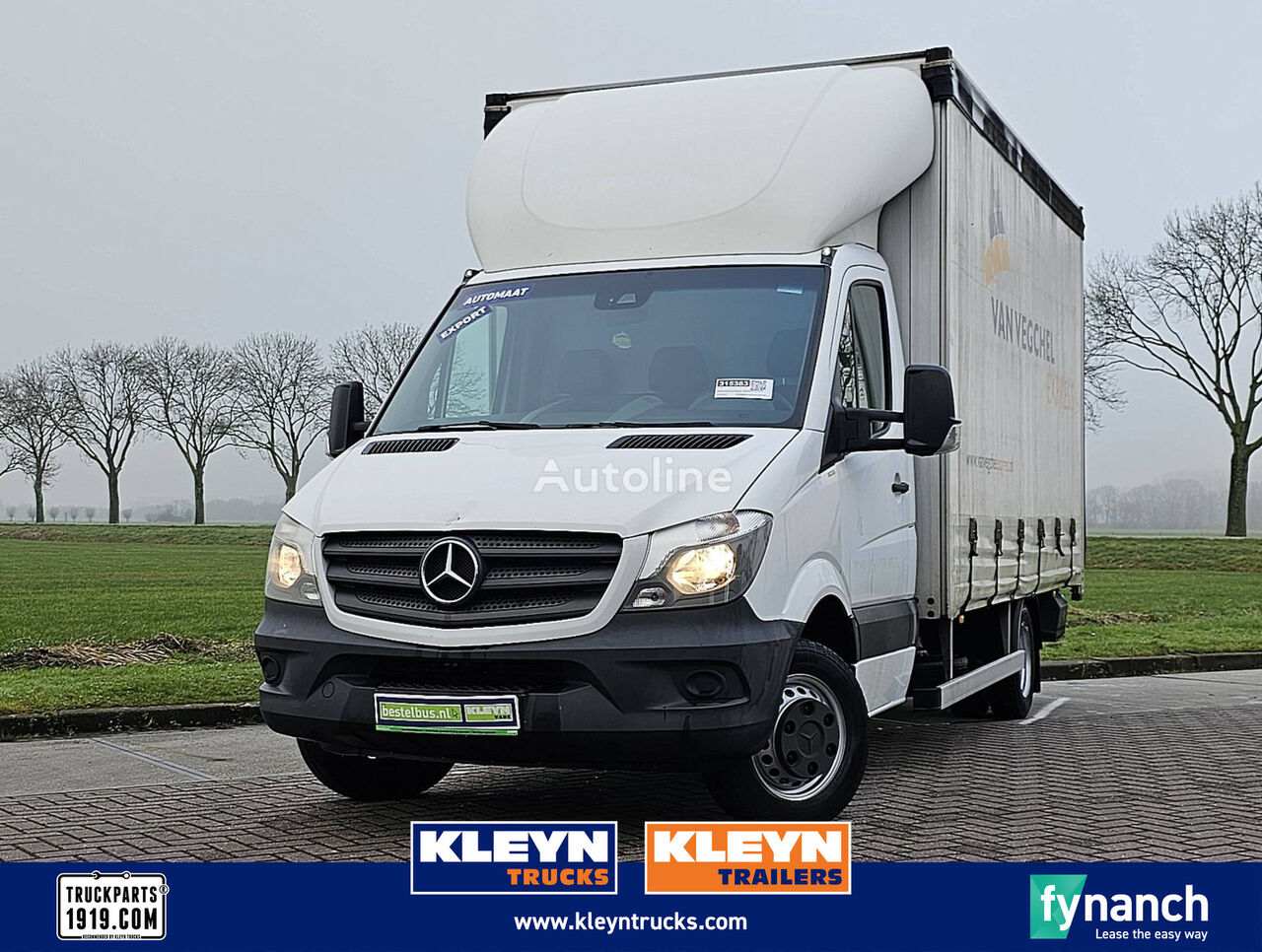 camion bâché < 3.5t Mercedes-Benz SPRINTER 514 AC AUTOMAAT EURO6