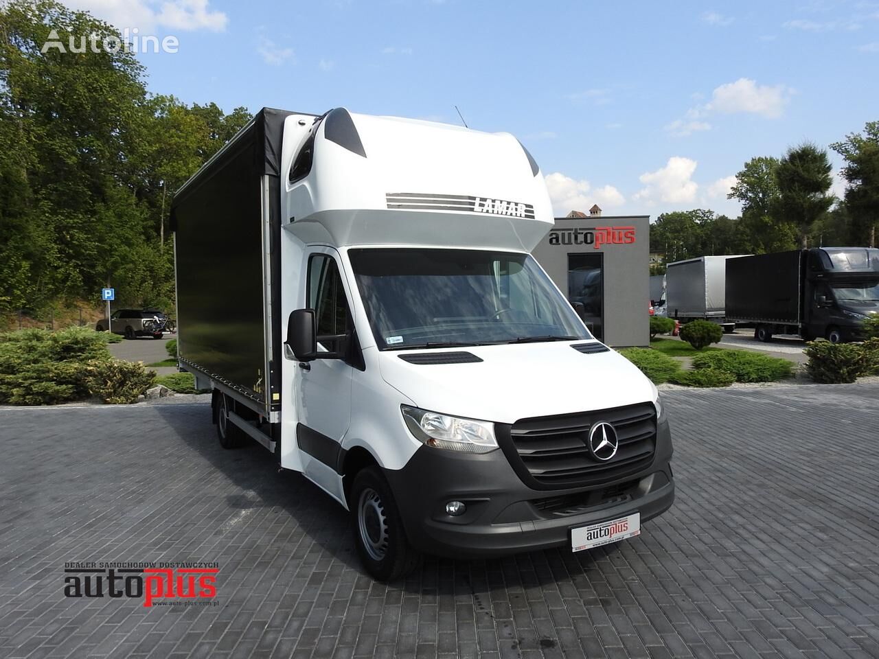 Mercedes-Benz SPRINTER 316 PLANDEKA 10 PALET WEBASTO TEMPOMAT KLIMATYZACJA  16 kamion s ceradom < 3.5t