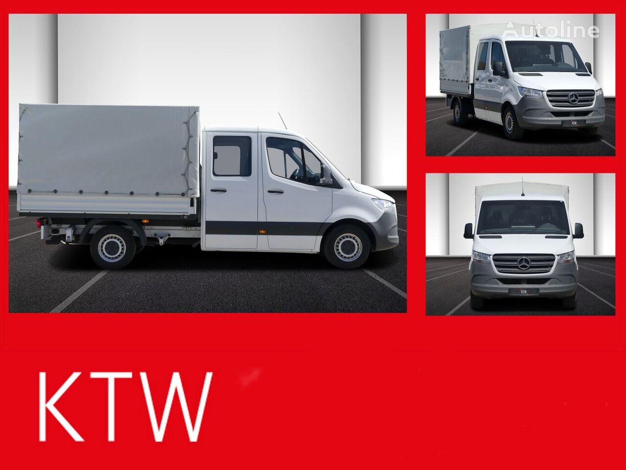 Mercedes-Benz Sprinter 314 CDI DOKA,MBUX,Klima,Tempomat kamion s ceradom < 3.5t