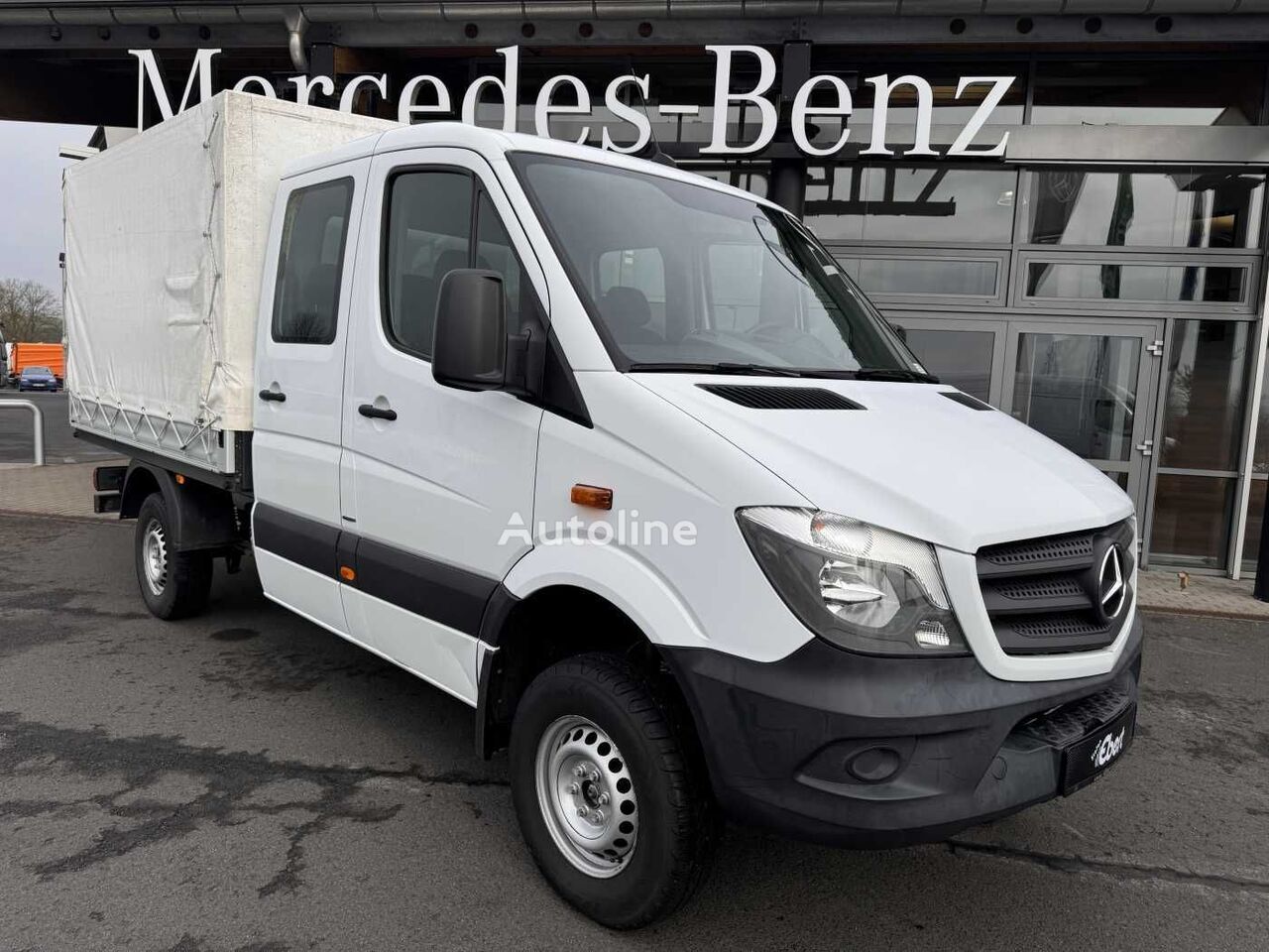 тентованный грузовик < 3.5т Mercedes-Benz Sprinter 316 CDI 4x4 DoKa Klima AHK