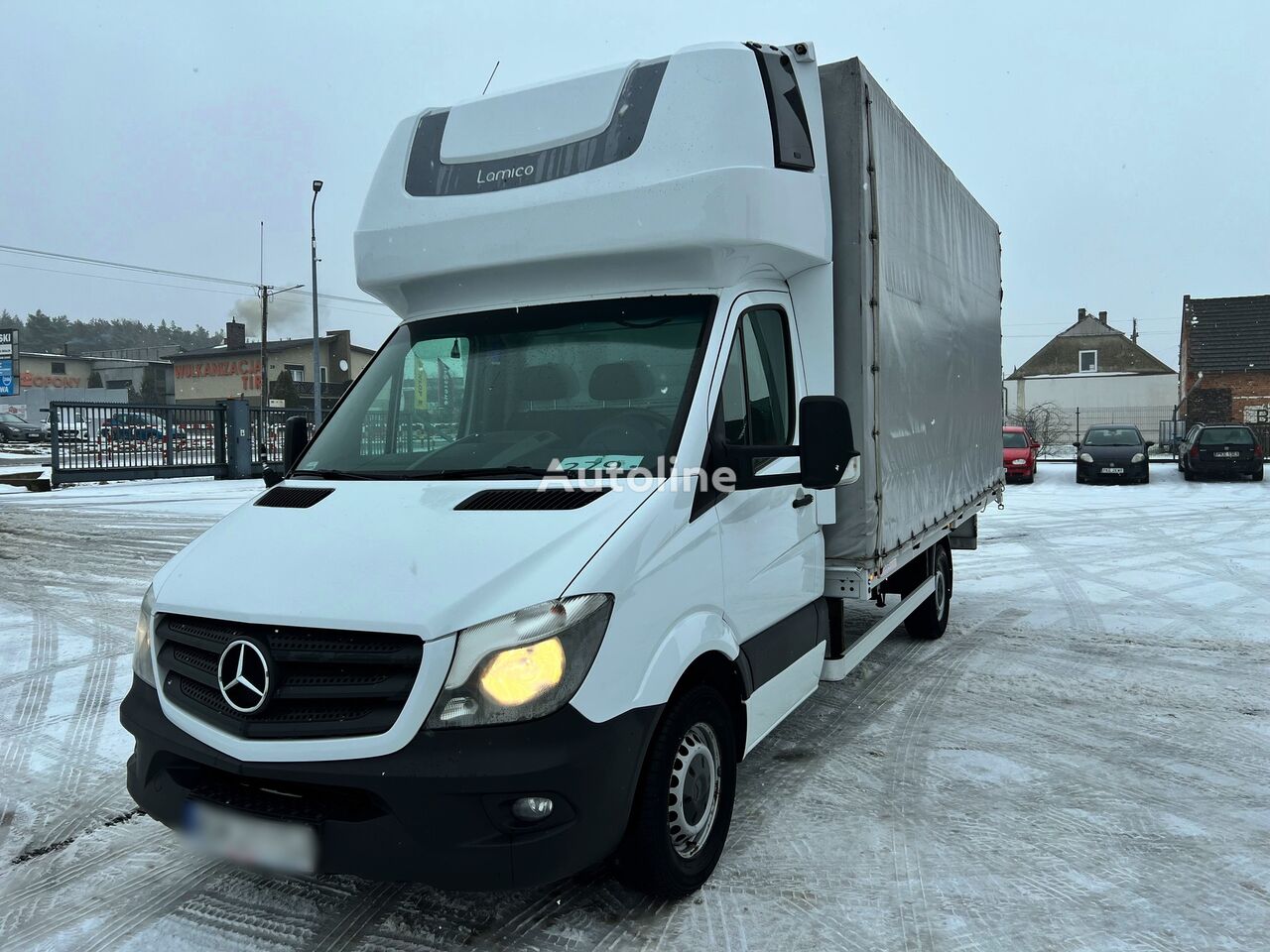 Mercedes-Benz Sprinter 319 CDI Stake Body + TILT 10 EP  tilt truck < 3.5t