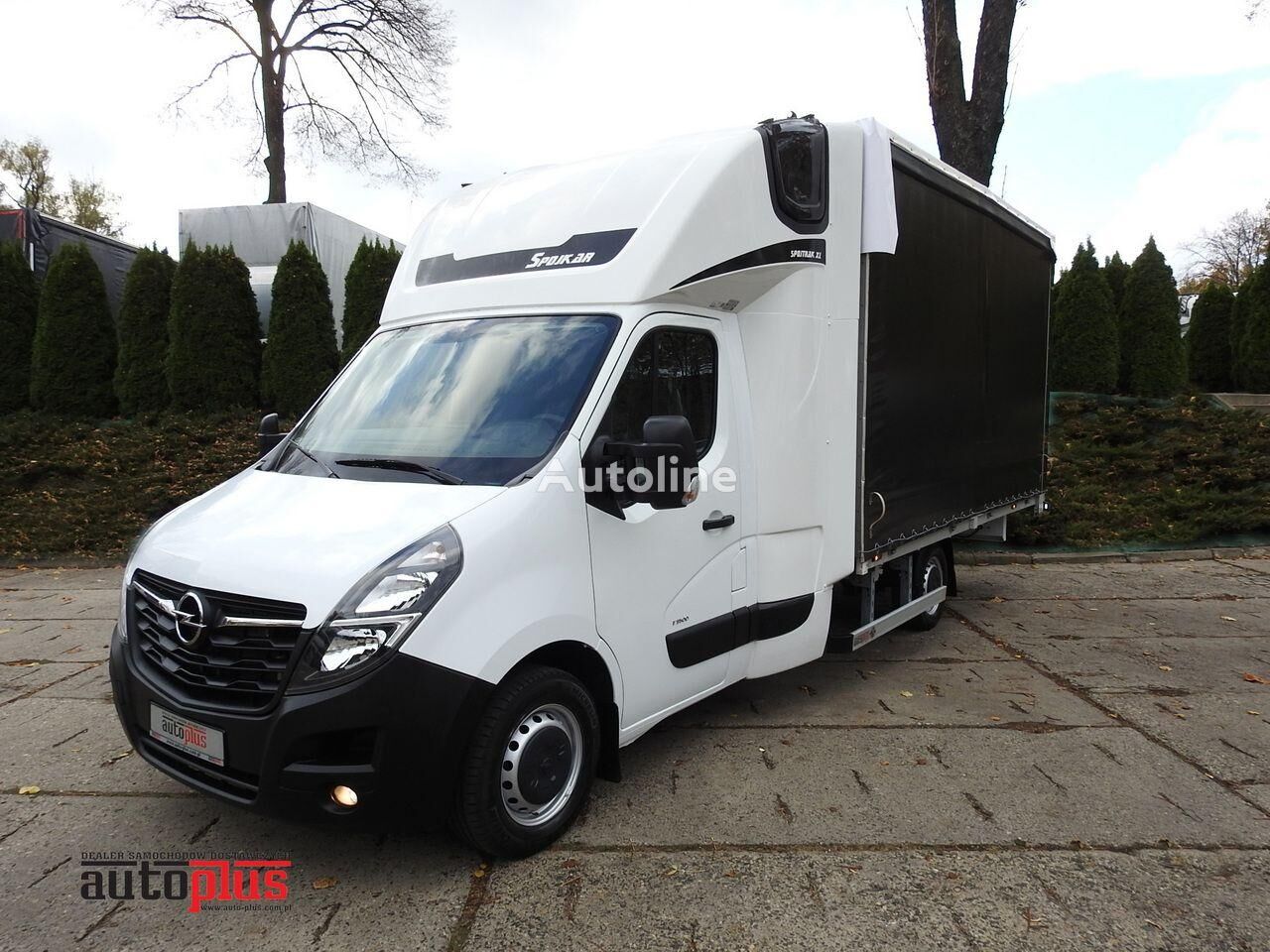 camion centinato < 3.5t Opel MOVANO PLANDEKA 10 PALET WEBASTO TEMPOMAT KLIMATYZACJA LEDY PNEU