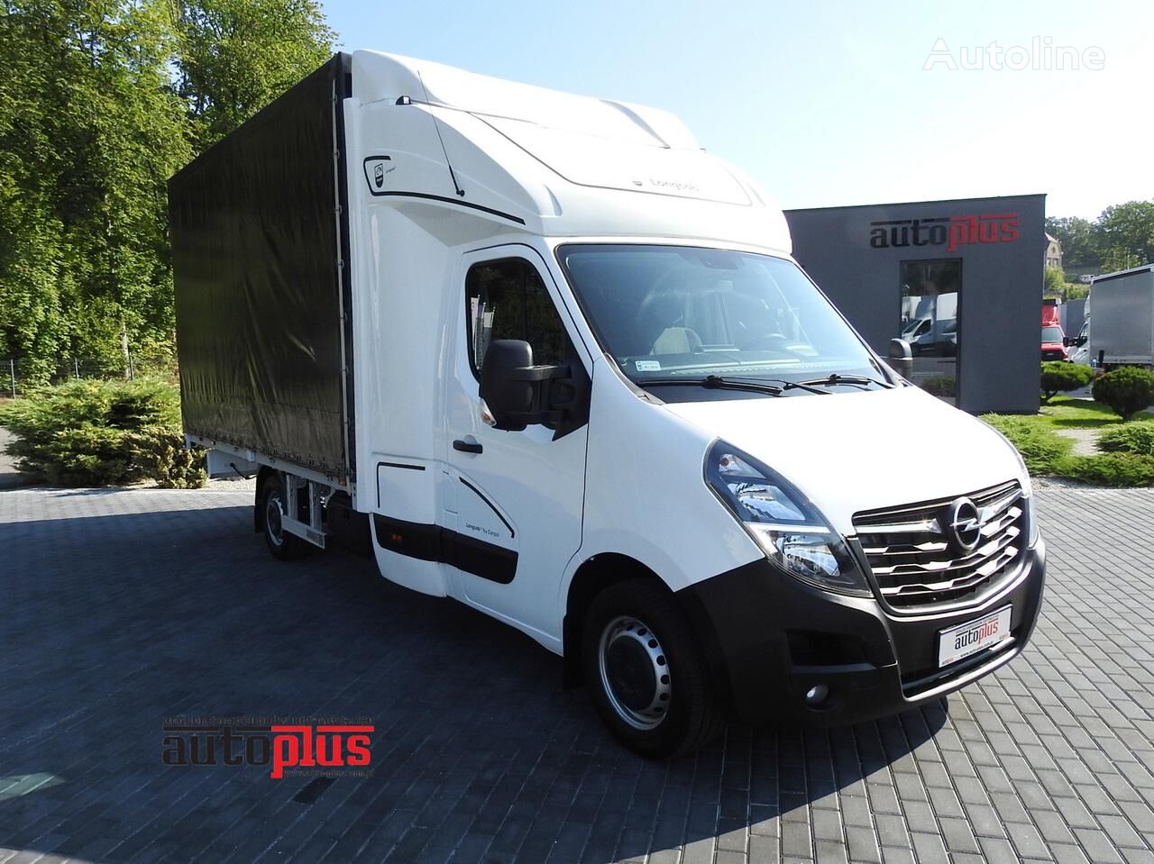 тентованный грузовик < 3.5т Opel MOVANO PLANDEKA 8 PALET WEBASTO TEMPOMAT KLIMATYZACJA LEDY PNEUM