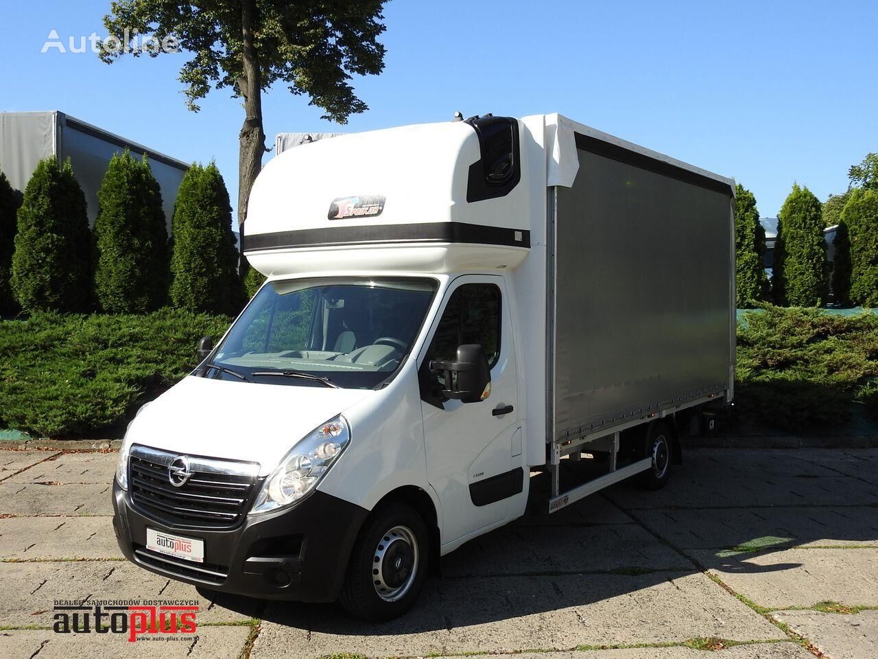 тентованный грузовик < 3.5т Opel MOVANO PLANDEKA 9 PALET WINDA WEBASTO KLIMATYZACJA TEMPOMAT  170