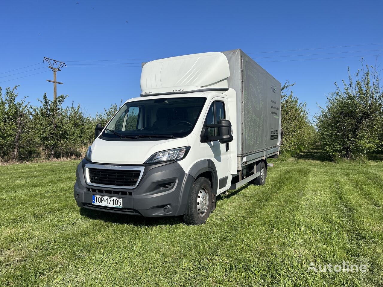 ciężarówka plandeka < 3.5t Peugeot Boxer