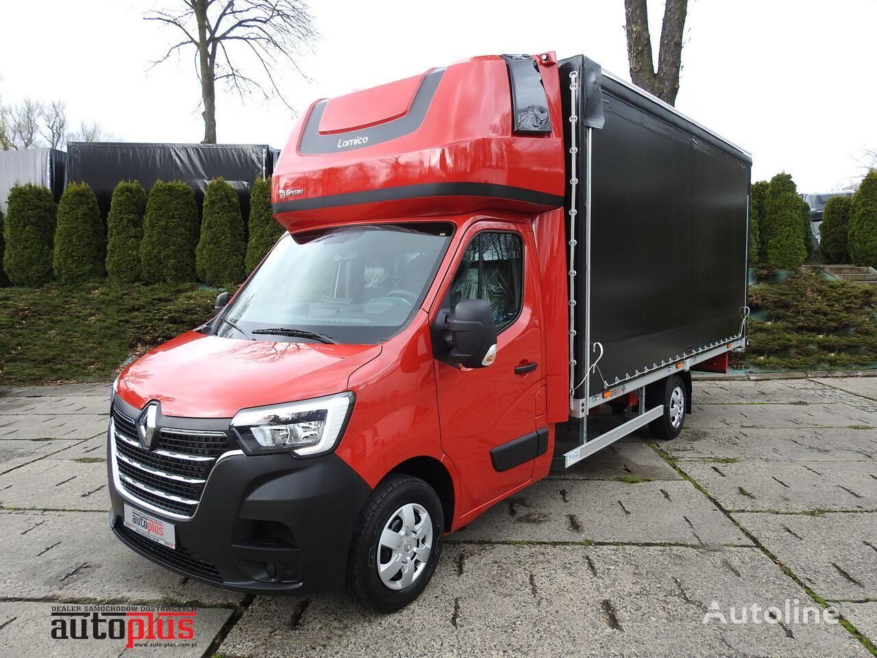 novi Renault MASTER NOWY PLANDEKA 10 PALET WEBASTO KLIMATYZACJA TEMPOMAT LEDY kamion s ceradom < 3.5t