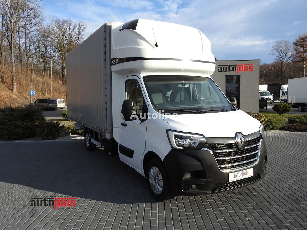 тентованный грузовик < 3.5т Renault MASTER PLANDEKA 10 PALET TEMPOMAT KLIMATYZACJA LEDY PNEUMATYKA