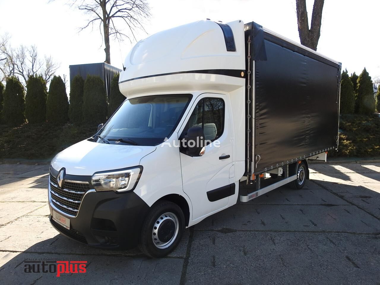 Renault MASTER PLANDEKA 10 PALET WEBASTO TEMPOMAT KLIMATYZACJA LEDY  165 tilt truck < 3.5t