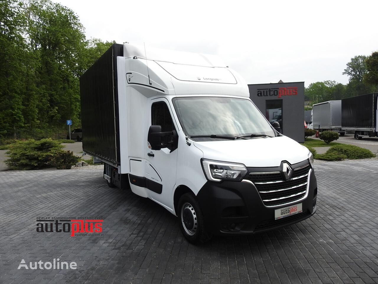 Renault MASTER PLANDEKA 10 PALET WEBASTO TEMPOMAT KLIMATYZACJA LEDY PNEU presenning lastbil < 3.5t